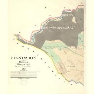 Pientschin - m2283-1-001 - Kaiserpflichtexemplar der Landkarten des stabilen Katasters