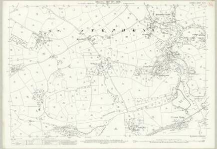 Cornwall XLV.8 (includes: Saltash) - 25 Inch Map