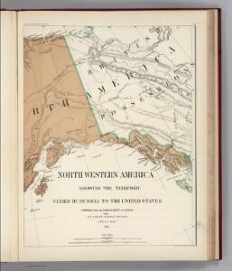 Facsimile:  U.S. Coast Survey Northwestern America (portion).