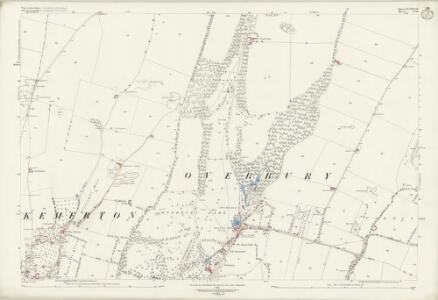 Worcestershire XLVIII.16 (includes: Bredon; Conderton; Kemerton; Overbury) - 25 Inch Map