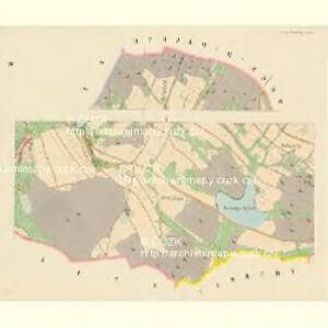 Kosteletz (Kostelec) - c0934-1-004 - Kaiserpflichtexemplar der Landkarten des stabilen Katasters