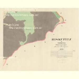 Biskupitz - m0094-1-004 - Kaiserpflichtexemplar der Landkarten des stabilen Katasters