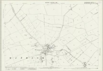 Huntingdonshire XII.8 (includes: Great Gidding; Luddington; Winwick) - 25 Inch Map