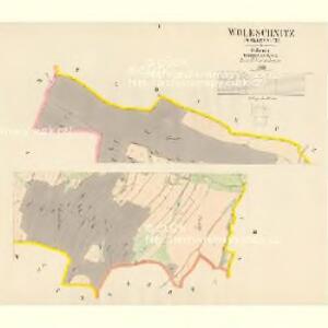 Woleschnitz (Wolessnice) - c5446-1-001 - Kaiserpflichtexemplar der Landkarten des stabilen Katasters