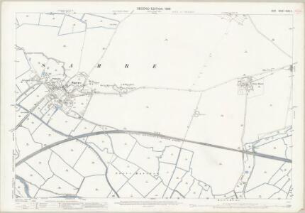 Kent XXXVI.4 (includes: Chislet; Monkton; Sarre) - 25 Inch Map