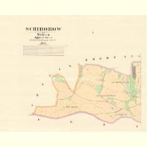 Schiborow - m3012-1-001 - Kaiserpflichtexemplar der Landkarten des stabilen Katasters