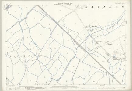 Essex (1st Ed/Rev 1862-96) LXXXII.4 (includes: Rainham; Wennington) - 25 Inch Map