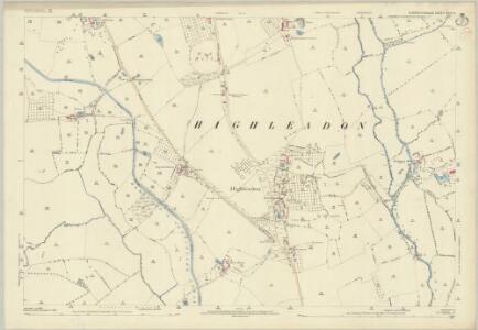 Gloucestershire XXIV.4 (includes: Hartpury; Newent; Rudford; Taynton; Tibberton) - 25 Inch Map