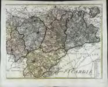 Carte du département du Nord ou les provinces de Flandre du Hainaut et du Cambresis, 2