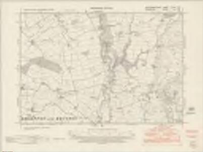 Montgomeryshire XXXVIII.NW - OS Six-Inch Map