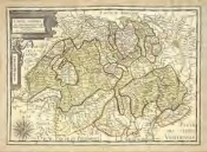 Carte generale des treze cantons de Suisse, Vallay ligues Grise, Maison-Dieu et Valtoline