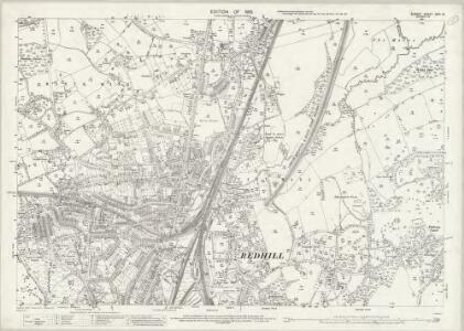 Surrey XXVI.16 (includes: Reigate) - 25 Inch Map
