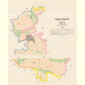 Wostrow - c5555-1-001 - Kaiserpflichtexemplar der Landkarten des stabilen Katasters