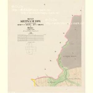 Krziwsaudow - c3661-1-002 - Kaiserpflichtexemplar der Landkarten des stabilen Katasters