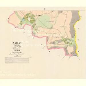 Zahay (Zahag) - c9040-1-002 - Kaiserpflichtexemplar der Landkarten des stabilen Katasters