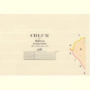 Chlum - m0959-1-002 - Kaiserpflichtexemplar der Landkarten des stabilen Katasters