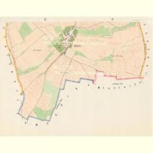 Zlonin - c9287-1-002 - Kaiserpflichtexemplar der Landkarten des stabilen Katasters