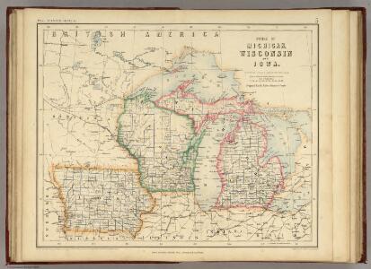 States of Michigan, Wisconsin and Iowa.