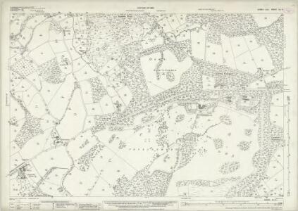 Sussex XLI.3 (includes: Framfield; Hadlow Down; Waldron) - 25 Inch Map