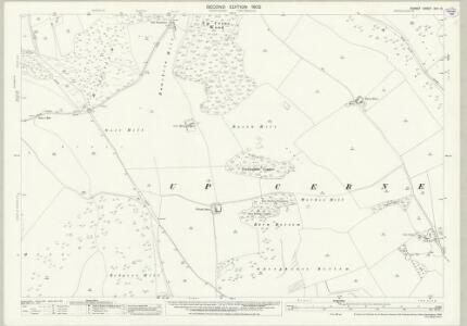 Dorset XXII.13 (includes: Batcombe; Hilfield; Minterne Magna; Sydling St Nicholas; Up Cerne) - 25 Inch Map
