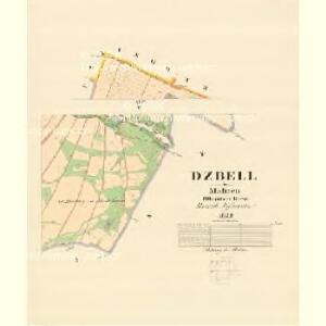 Dzbell - m0610-1-004 - Kaiserpflichtexemplar der Landkarten des stabilen Katasters