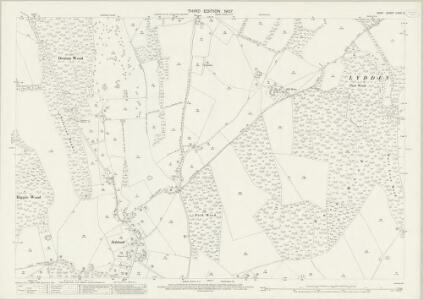 Kent LXVII.2 (includes: Denton; Swingfield; Wootton) - 25 Inch Map
