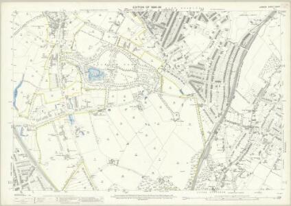 London (Edition of 1894-96) CXXVII (includes: Camberwell; Lewisham) - 25 Inch Map
