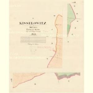 Kisselowitz - m1460-1-001 - Kaiserpflichtexemplar der Landkarten des stabilen Katasters