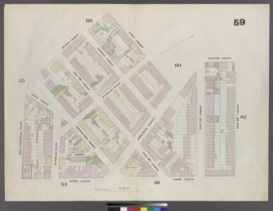 Plate 59: Map bounded by 12th Street, Sixth Avenue, West Washington Place, 4th Street, Perry Street, Greenwich Avenue, Seventh Avenue, 12th Street