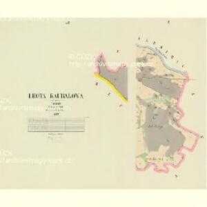 Lhota Kaubalowa - c3422-1-002 - Kaiserpflichtexemplar der Landkarten des stabilen Katasters