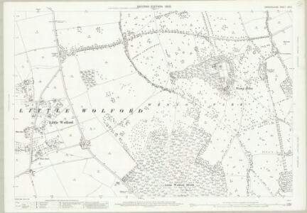 Warwickshire LVII.5 (includes: Cherington; Little Wolford; Long Compton) - 25 Inch Map