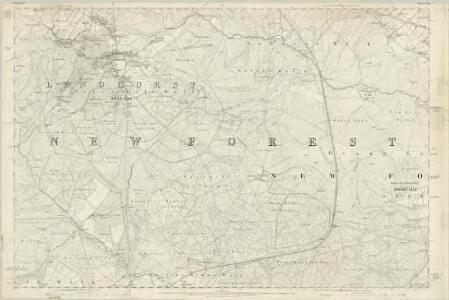 Hampshire & Isle of Wight LXXII - OS Six-Inch Map
