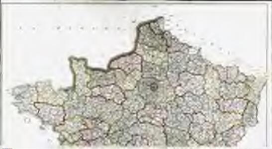 Carte de la France suivant sa nouvelle division en departements et disricts, 1