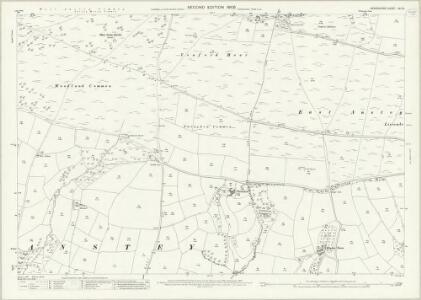 Devon XVI.15 (includes: East Anstey; West Anstey) - 25 Inch Map
