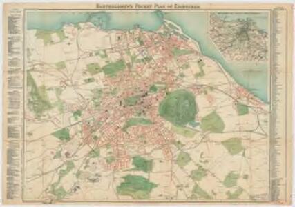 Bartholomew's pocket plan of Edinburgh