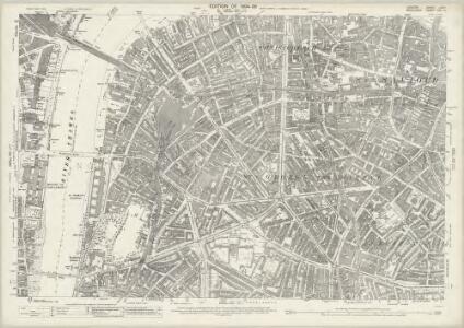 London (Edition of 1894-96) LXXVI (includes: Lambeth St Mary; Southwark) - 25 Inch Map