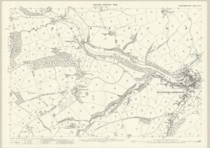 Montgomeryshire XXII.10 (includes: Llanfair Caereinion) - 25 Inch Map