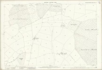 Northamptonshire XVIII.14 (includes: Aldwincle; Brigstock; Lowick; Sudborough) - 25 Inch Map