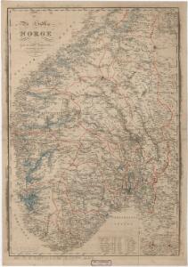 Norge 146: Kart over det sydlige Norge