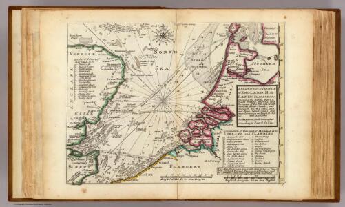 Chart of part of coast of England, Holland & Flanders &c.