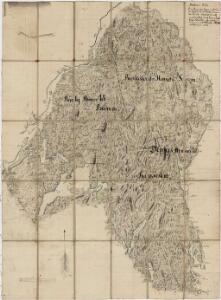 Jegerkorps nr 13: Kart over Rakkestad med annekser og Varteig anneks til Thunø