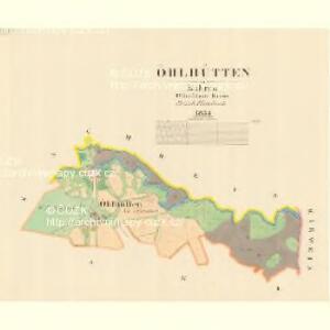 Öhlhütten - m1514-1-001 - Kaiserpflichtexemplar der Landkarten des stabilen Katasters