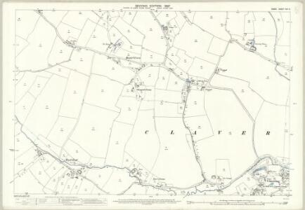Essex (1st Ed/Rev 1862-96) XIII.2 (includes: Clavering) - 25 Inch Map