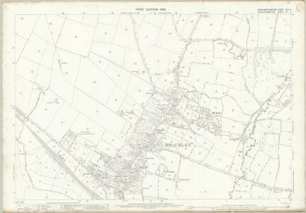 Northamptonshire LXIII.2 (includes: Brackley St Peter; Hinton in the Hedges; Turweston; Whitfield) - 25 Inch Map