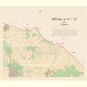 Řzeřzentschitz - c6715-1-002 - Kaiserpflichtexemplar der Landkarten des stabilen Katasters