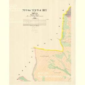 Moschtischt - m1888-1-001 - Kaiserpflichtexemplar der Landkarten des stabilen Katasters