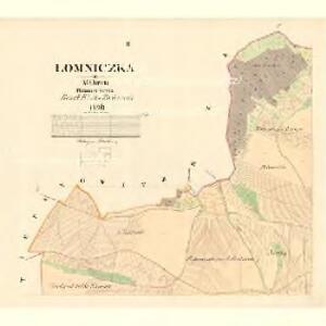Lomniczka - m1604-1-002 - Kaiserpflichtexemplar der Landkarten des stabilen Katasters