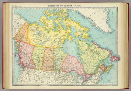 Dominion of Canada - political.