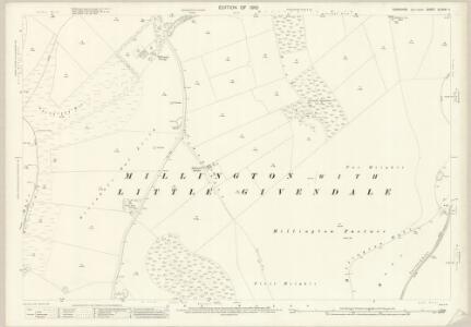 Yorkshire CLXXVI.4 (includes: Bishop Wilton; Huggate; Millington; Warter) - 25 Inch Map