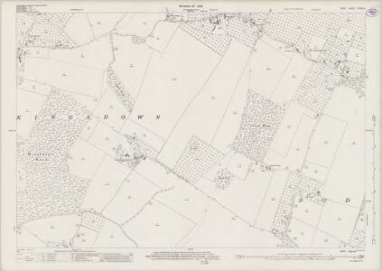 Kent XXXIII.14 (includes: Doddington; Kingsdown; Lynsted; Rodmersham; Tonge) - 25 Inch Map